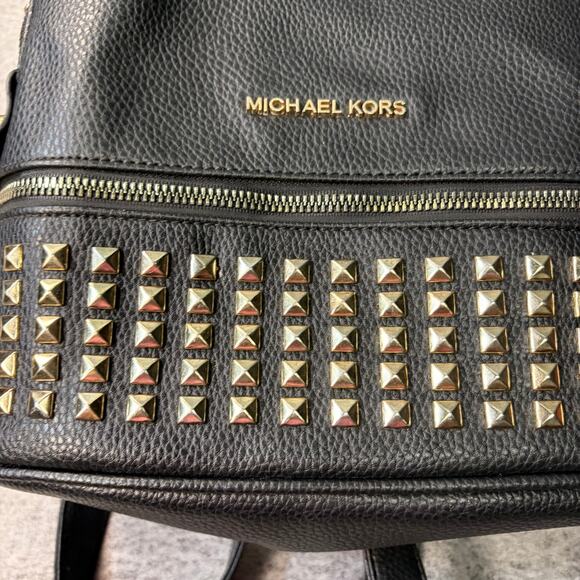 Michael Kors Black Studded Backpack main image 5